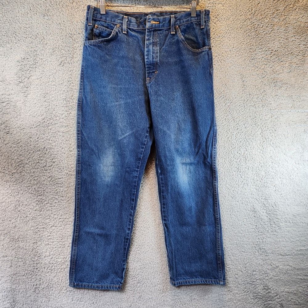 Dickies Jeans Mens 34X29 (Fits 33x29) Medium Wash Straight Leg Workwear